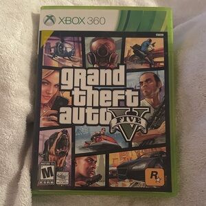 Grand Theft Auto V for Xbox 360 - Green Case